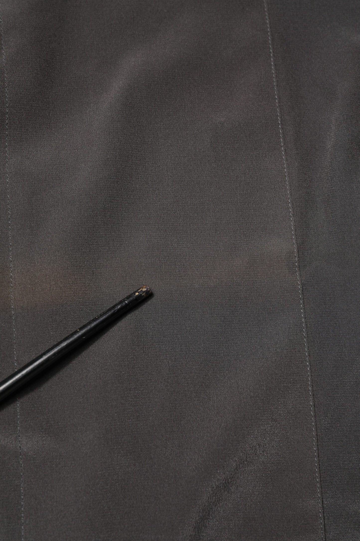 Dolce & Gabbana Dark Gray Silk GOLD Dress Formal Shirt