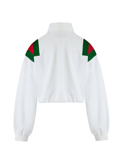 Gucci White Polyester Logo Sweatshirt