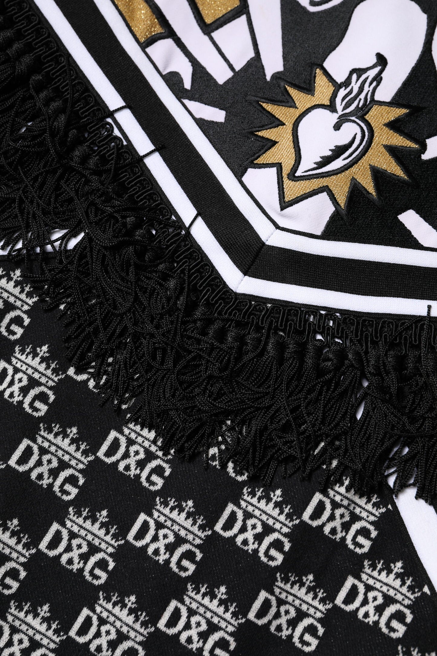 Dolce & Gabbana Multicolor Cotton Crew Neck Pullover Sweater