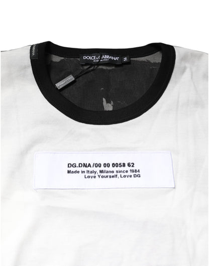 Dolce & Gabbana Multicolor Camouflage Crew Neck T-shirt