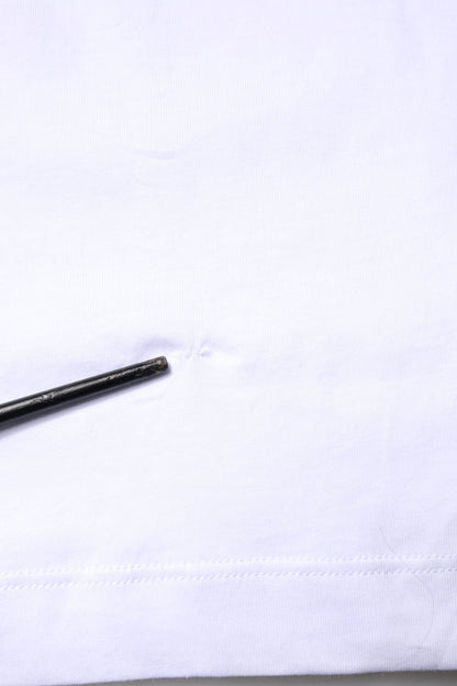 Dolce & Gabbana White Cotton DG Embroidery Crew Neck T-shirt