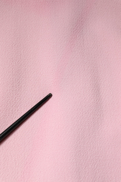 Dolce & Gabbana Pink Blue Wool Sleeveless Shift Mini Dress