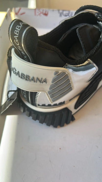 Dolce & Gabbana Multicolor Lace Up Low Top NS1 Sneakers Shoes