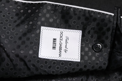 Dolce & Gabbana Dark Gray MARTINI Single Breasted Jacket
