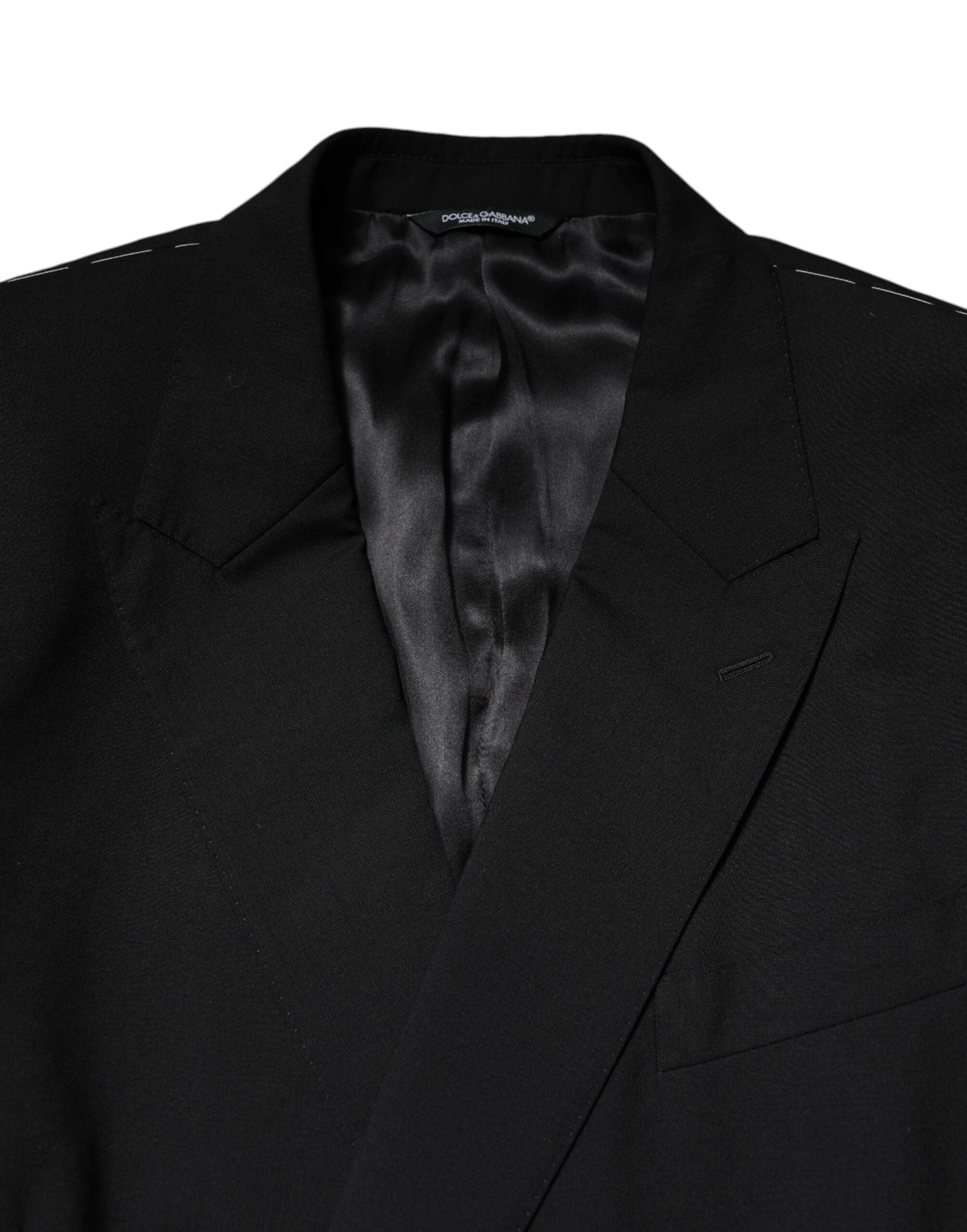 Dolce & Gabbana Black MARTINI Double Breasted Suit Jacket