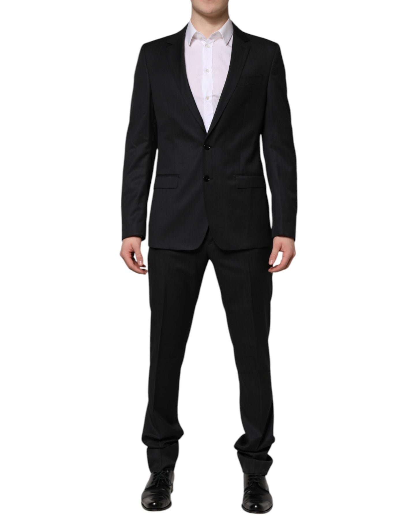 Dolce & Gabbana Dark Gray MARTINI 2 Pc Single Breasted Suit