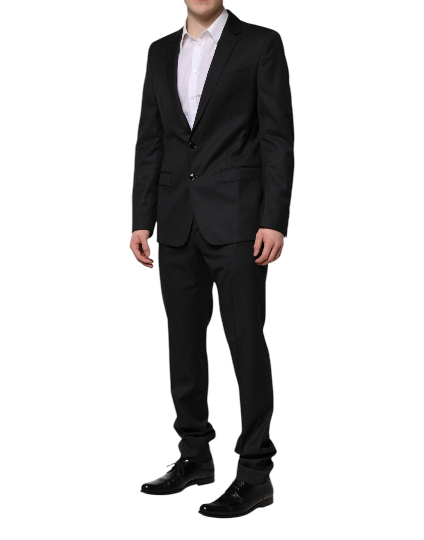 Dolce & Gabbana Dark Gray MARTINI 2 Pc Single Breasted Suit