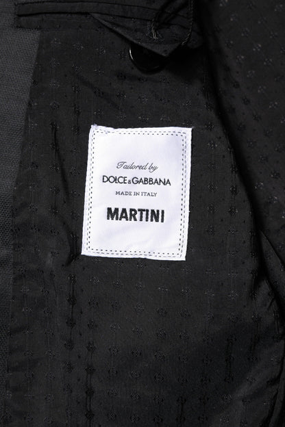 Dolce & Gabbana Dark Gray MARTINI 2 Pc Single Breasted Suit