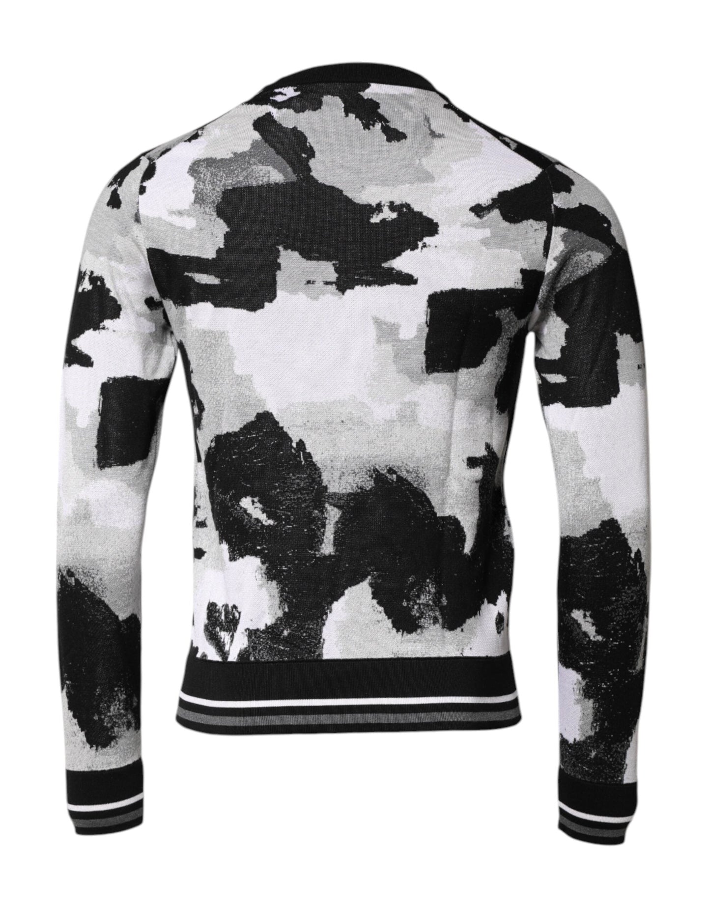 Dolce & Gabbana Multicolor Logo Crew Neck Pullover Sweater