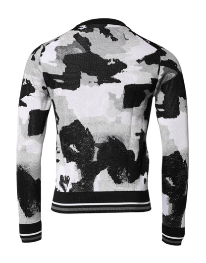 Dolce & Gabbana Multicolor Logo Crew Neck Pullover Sweater