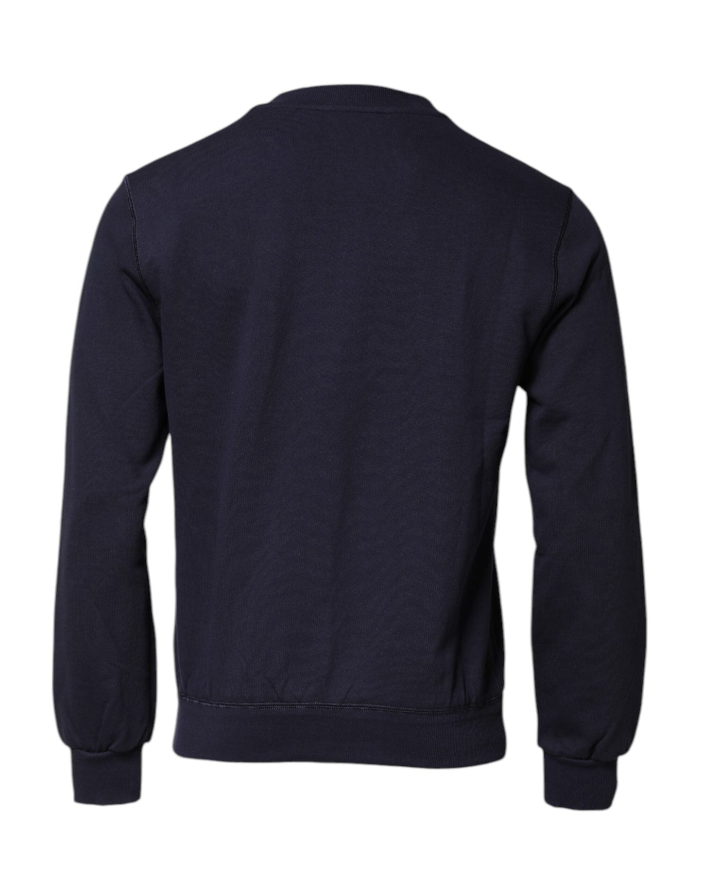 Dolce & Gabbana Dark Blue Logo Crew Neck Pullover Sweater