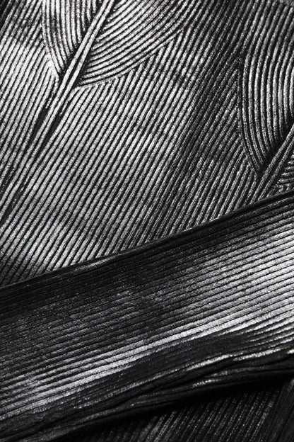 Dolce & Gabbana Black Viscose Long Sleeves Fitted Blouse Top