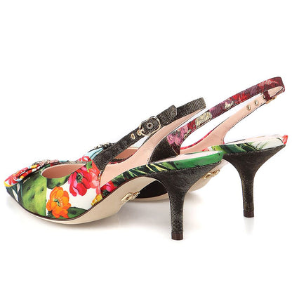 Dolce & Gabbana Multicolor Polyester Sandal