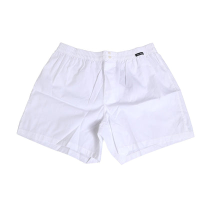 Dolce & Gabbana White Cotton Regular Boxer Shorts Underwear