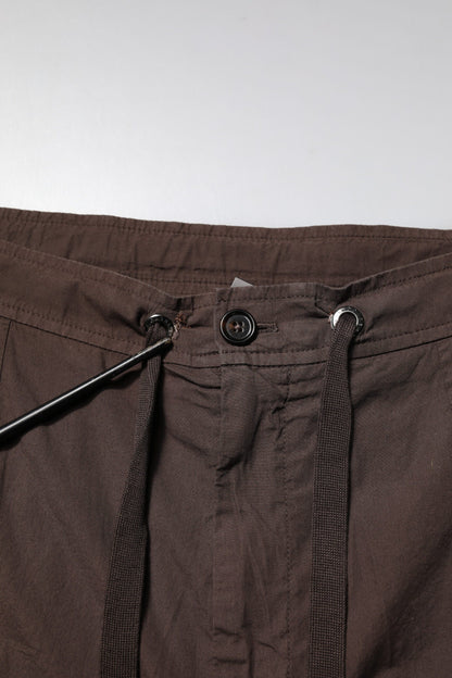 Dolce & Gabbana Brown Cotton Cargo Jogger Men Pants
