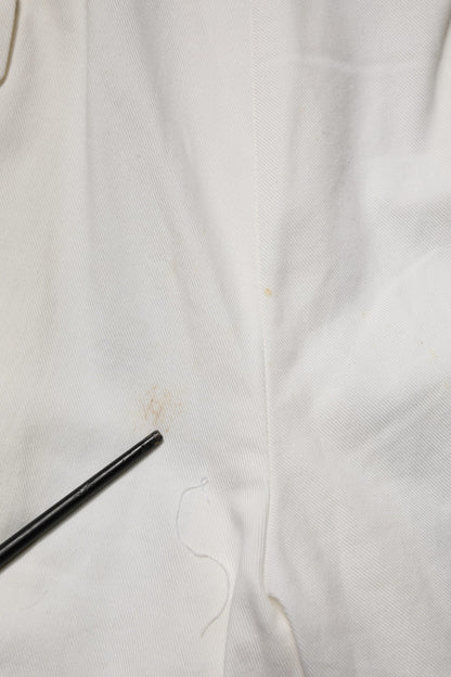 Dolce & Gabbana White Cotton Cargo Jogger Men Pants