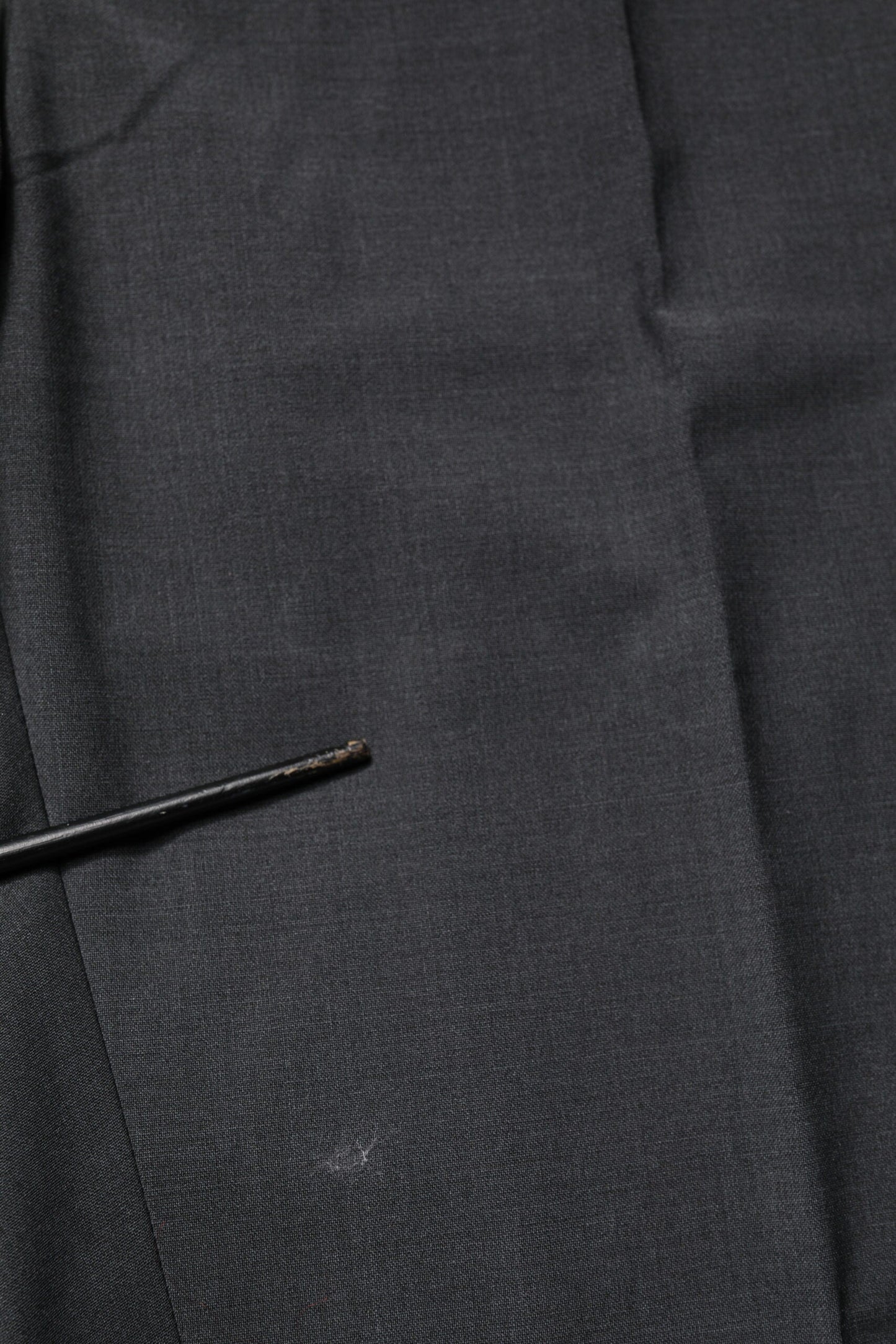 Dolce & Gabbana Black Wool Dress Slim Formal Pants