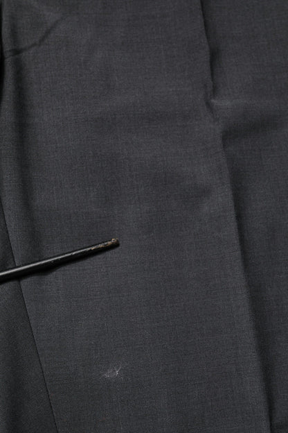 Dolce & Gabbana Black Wool Dress Slim Formal Pants