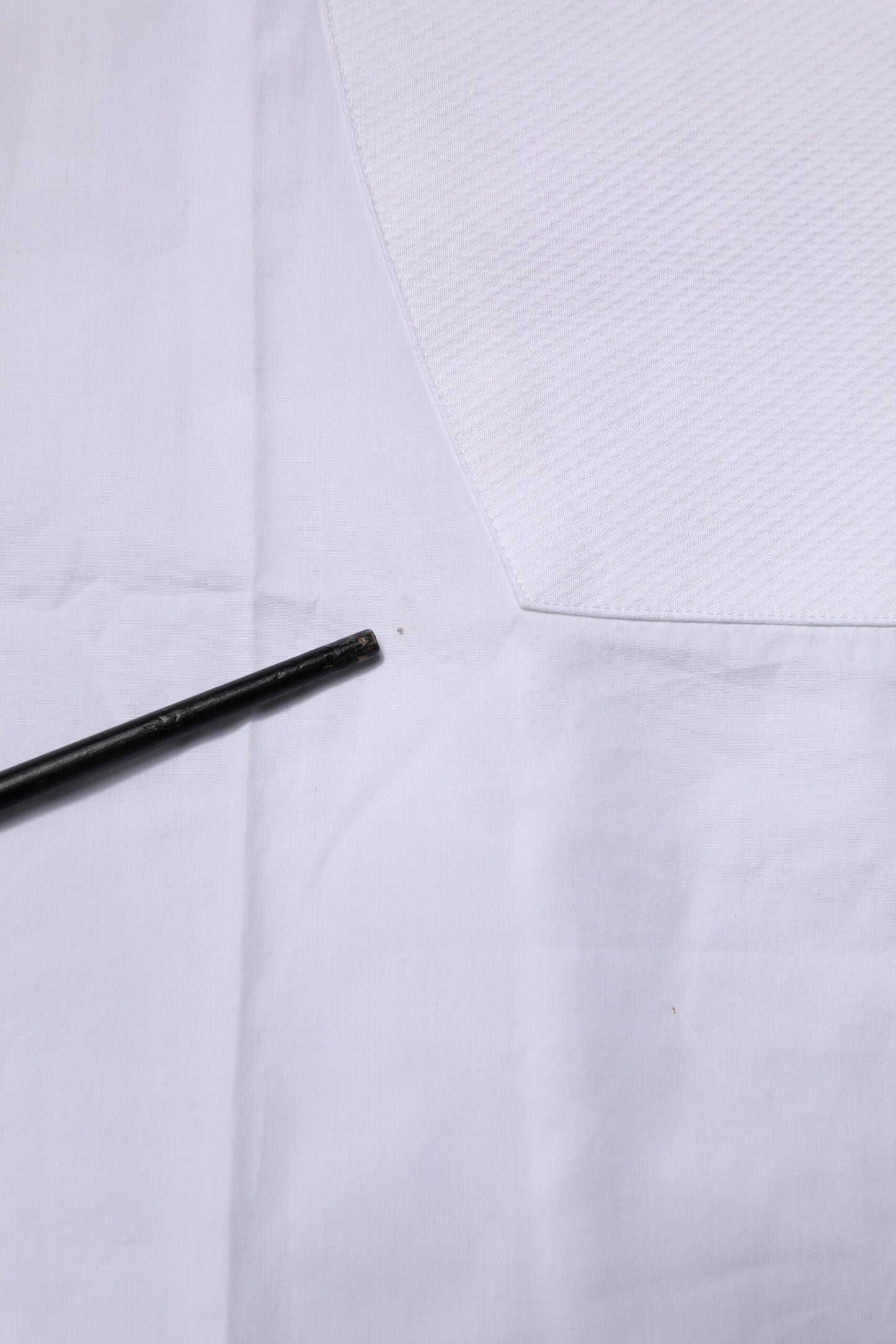 Dolce & Gabbana White Bib Cotton Poplin GOLD Formal Shirt