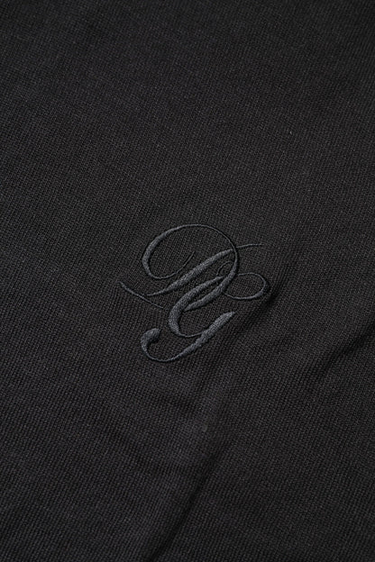 Dolce & Gabbana Dark Gray Cotton DG Logo Sweatshirt Sweater