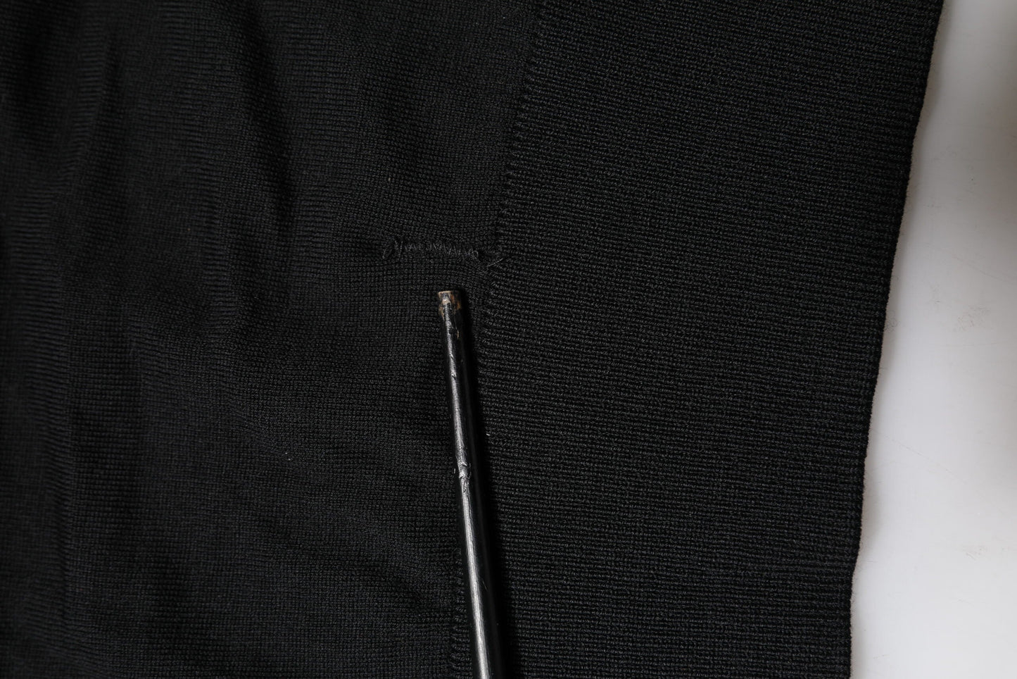 Dolce & Gabbana Black Long Sleeve Crew Neck Pullover Sweater