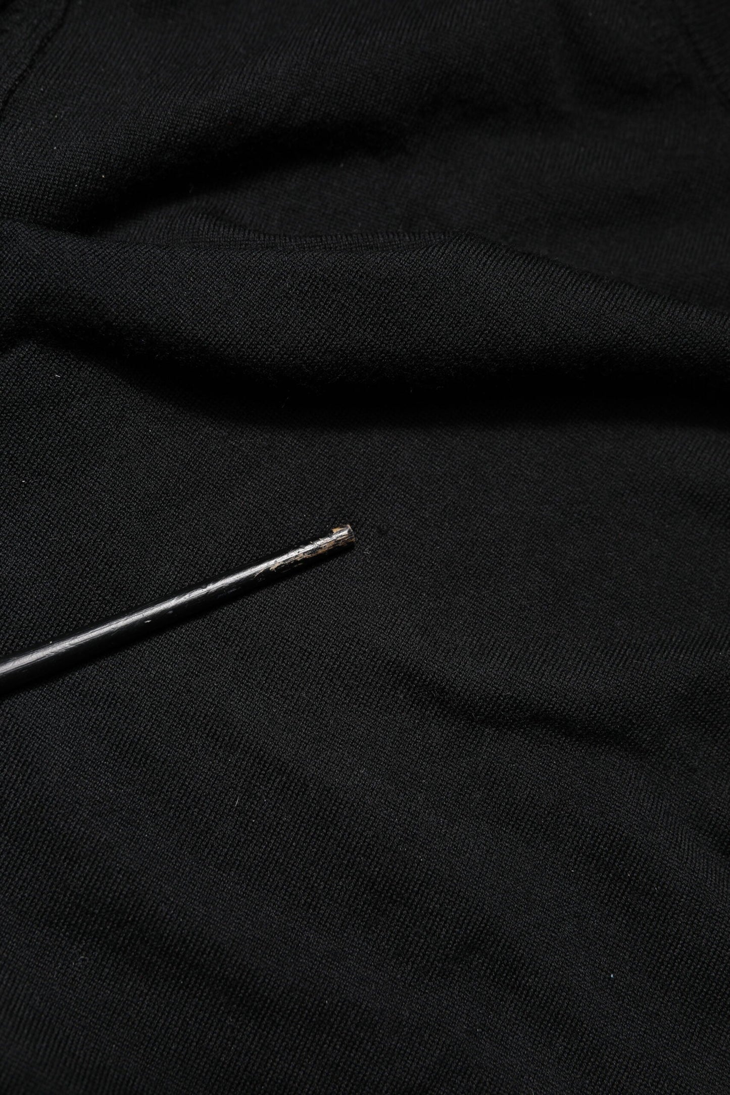 Dolce & Gabbana Black Long Sleeve Crew Neck Pullover Sweater