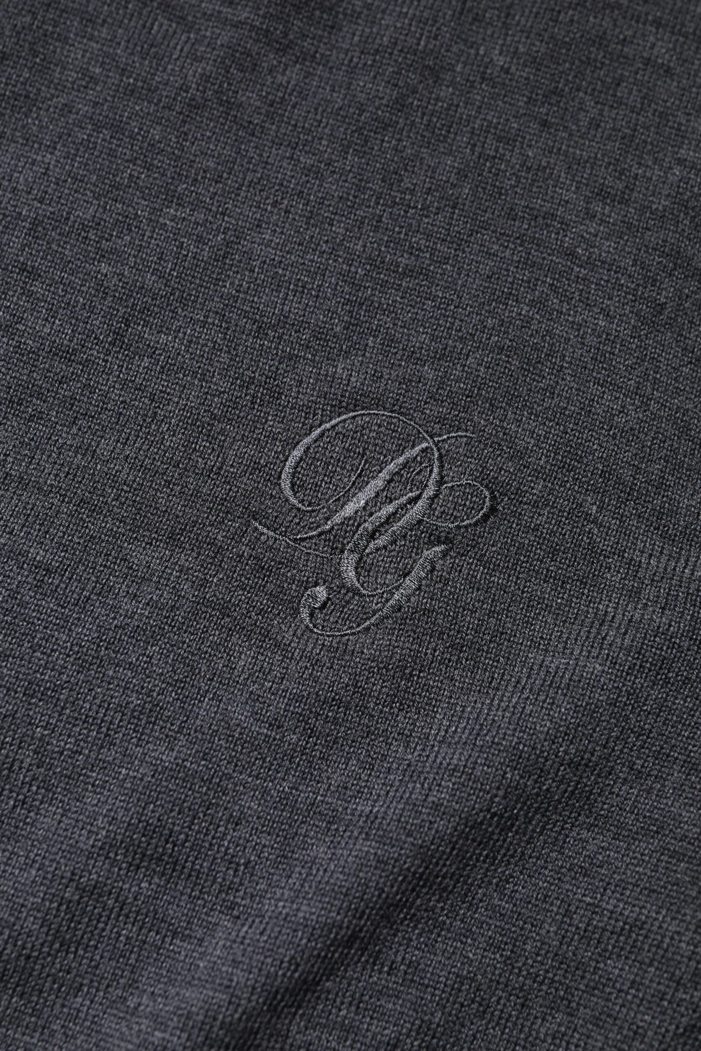 Dolce & Gabbana Dark Gray Wool Crew Neck Sweatshirt Sweater