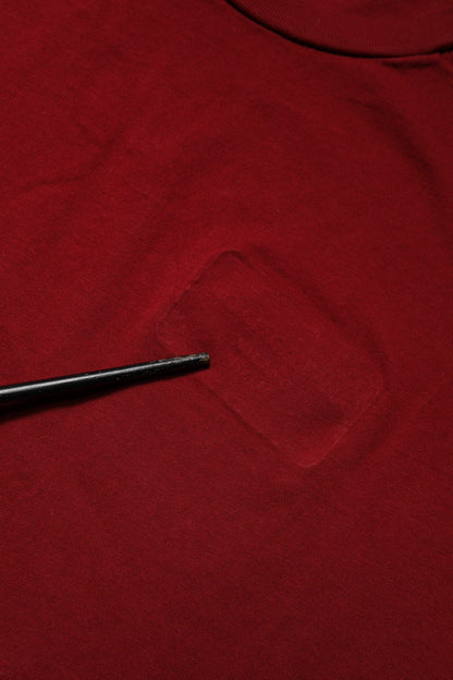 Dolce & Gabbana Dark Red Men Crew Neck Short Sleeve T-shirt