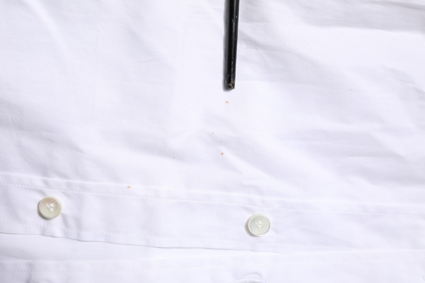 Dolce & Gabbana White Cotton GOLD Long Sleeves Formal Shirt