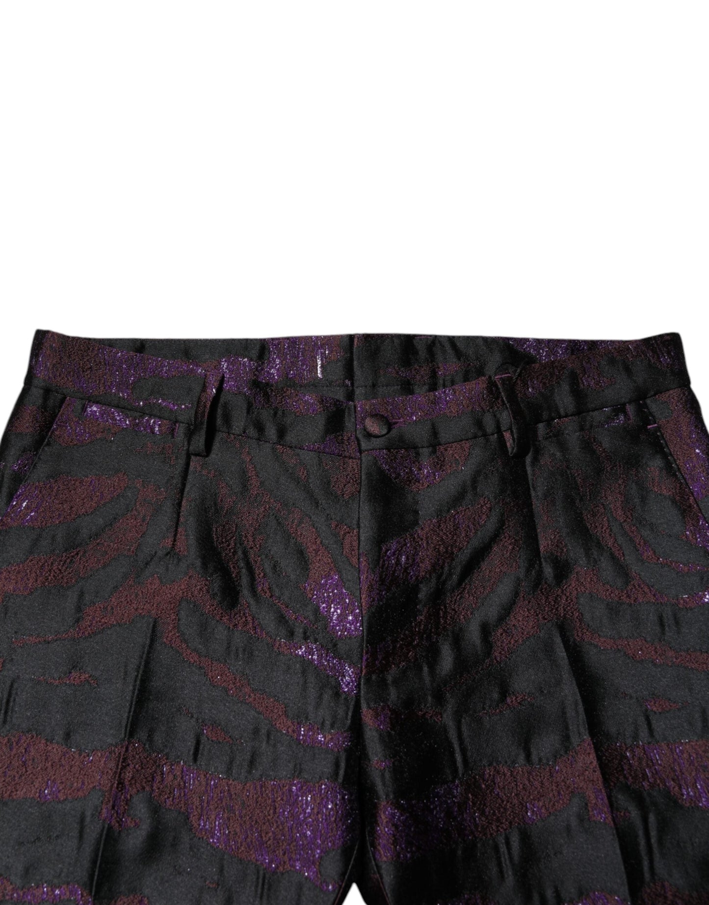 Dolce & Gabbana Multicolor Polyester Patterned Pants