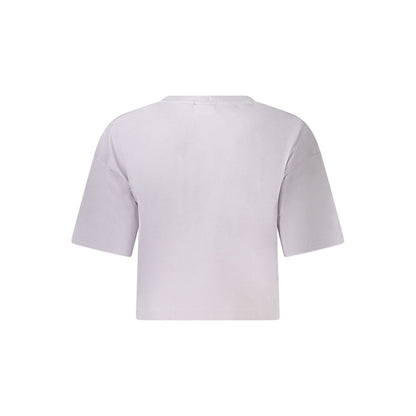 Fila Pink Cotton Women T-Shirt