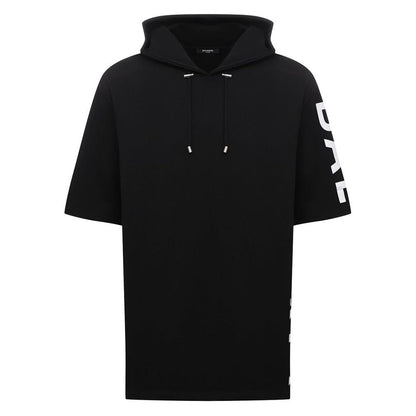 Balmain Black Cotton Men Sweatshirt