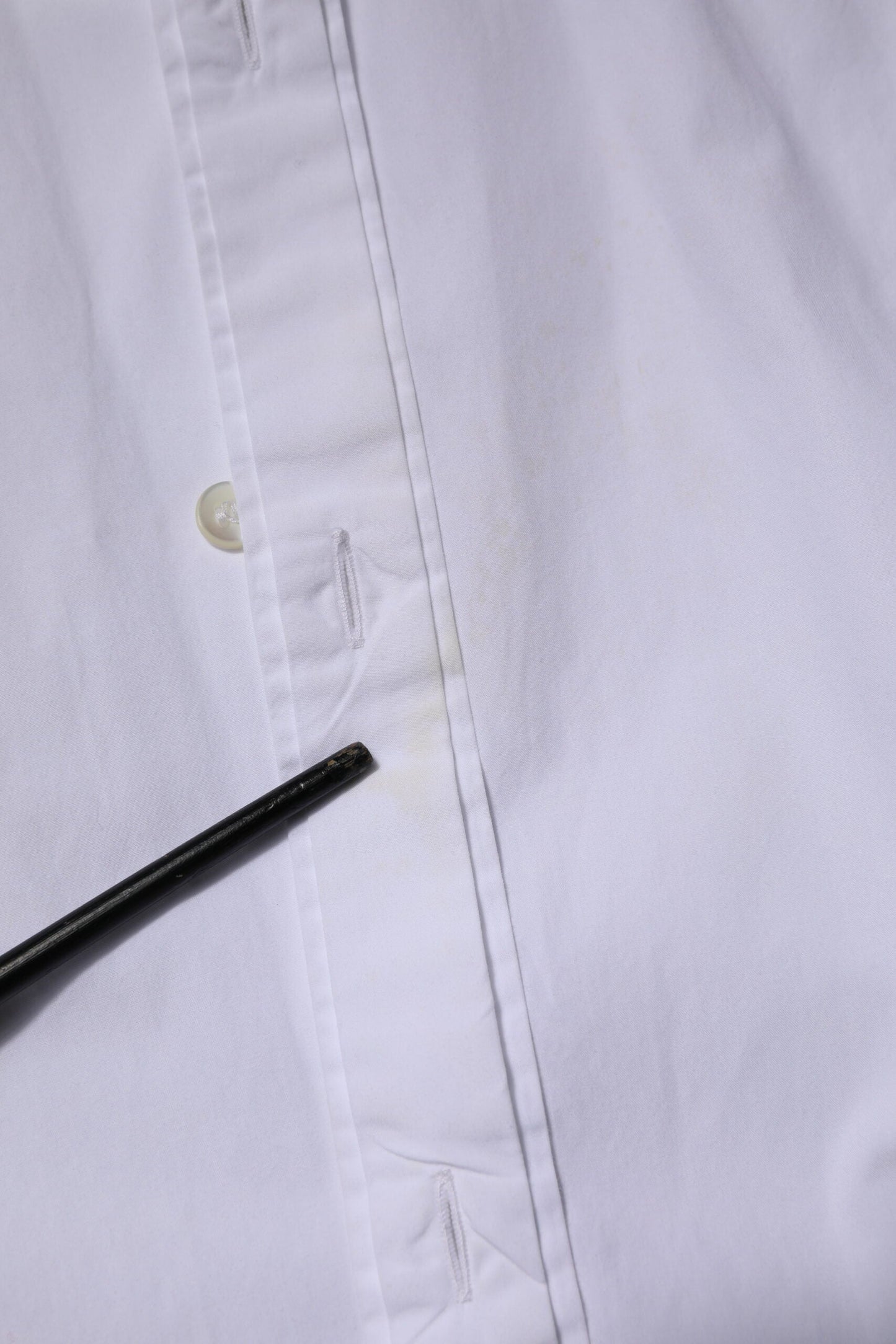 Dolce & Gabbana White Cotton GOLD Long Sleeves Dress Shirt