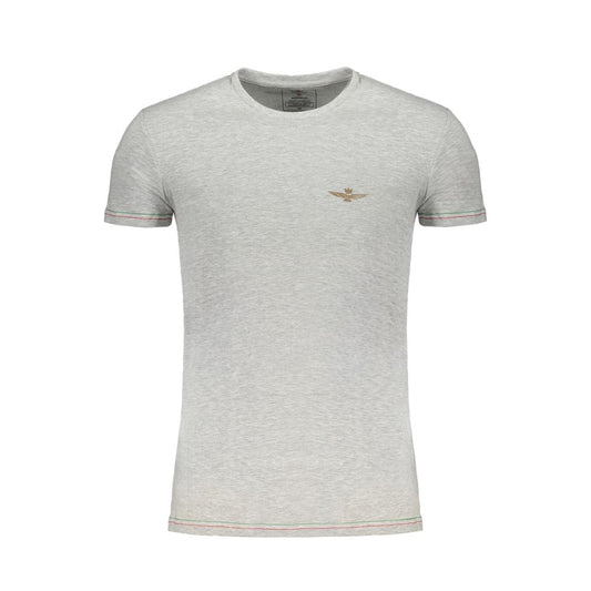 Aeronautica Militare Brown Cotton Men T-Shirt