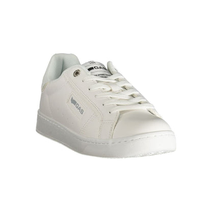 Gas White Polyester Women Sneaker