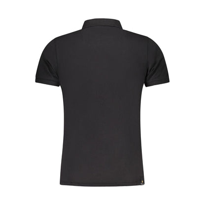 Accademia Militare Black Cotton Polo Shirt