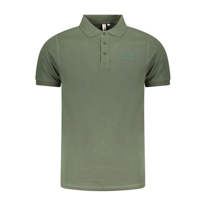 Accademia Militare Green Cotton Polo Shirt