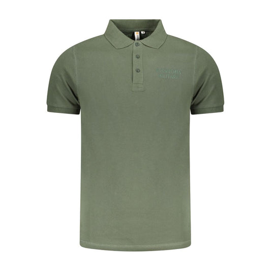 Accademia Militare Green Cotton Polo Shirt