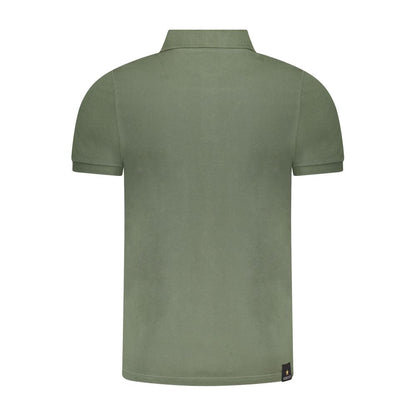 Accademia Militare Green Cotton Polo Shirt