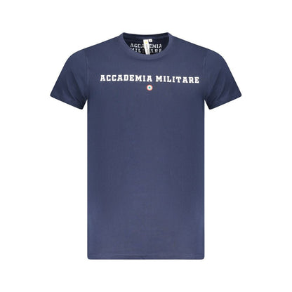 Accademia Militare Blue Cotton T-Shirt