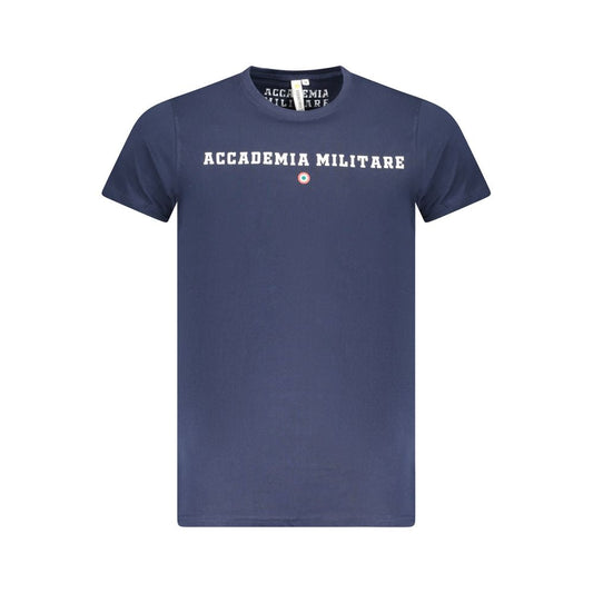 Accademia Militare Blue Cotton T-Shirt