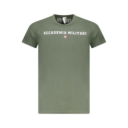 Accademia Militare Green Cotton T-Shirt