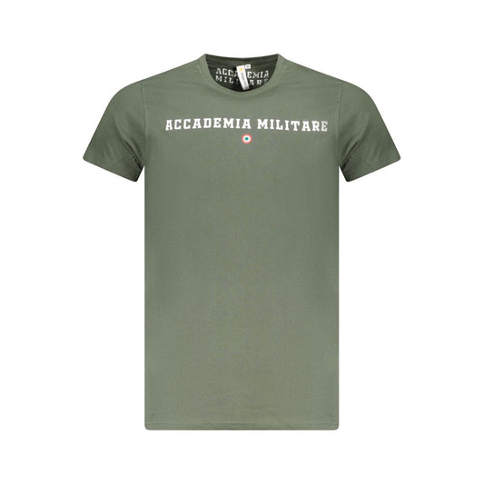 Accademia Militare Green Cotton T-Shirt
