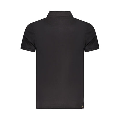 Accademia Militare Black Cotton Polo Shirt