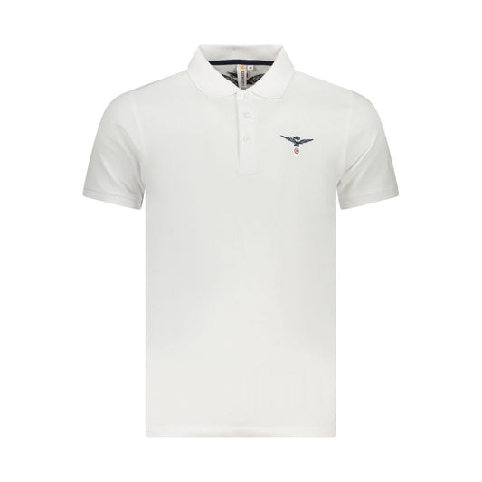 Accademia Militare White Cotton Polo Shirt