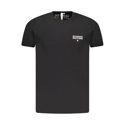 Accademia Militare Black Cotton T-Shirt