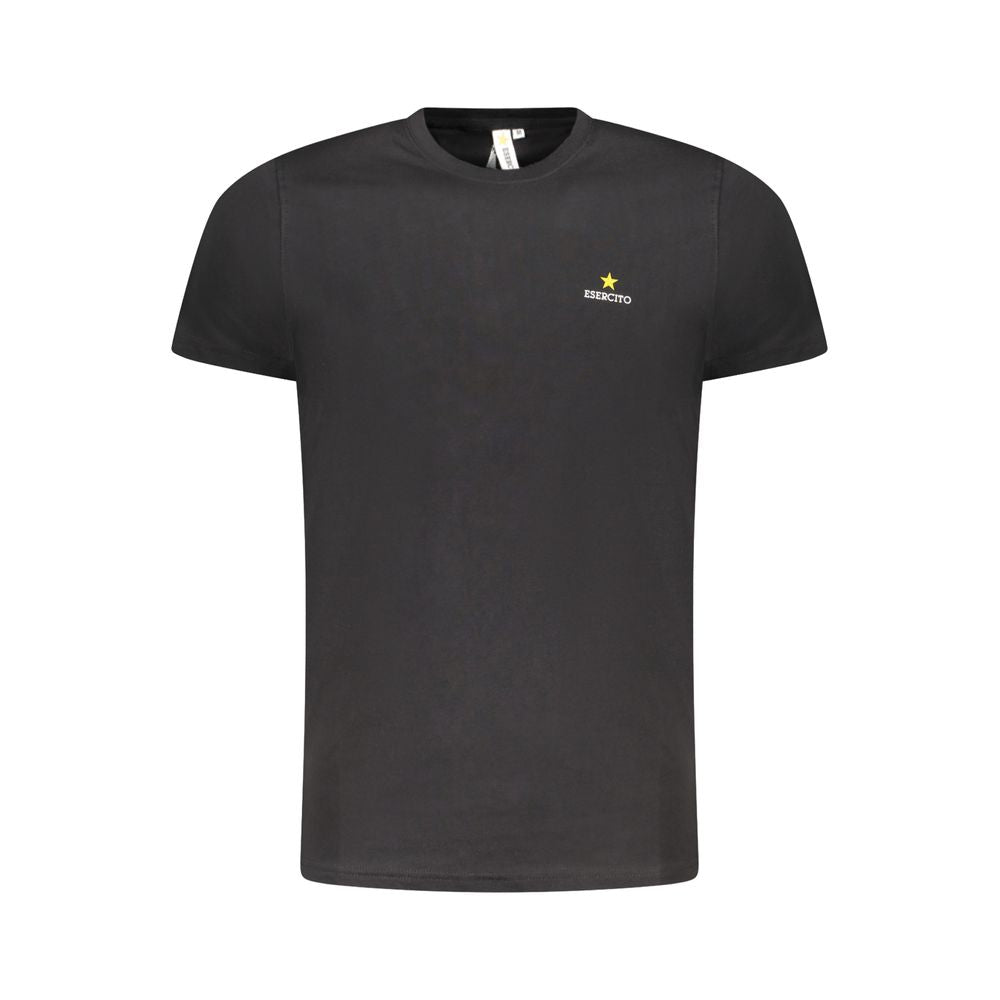 Esercito 1659 Black Cotton T-Shirt