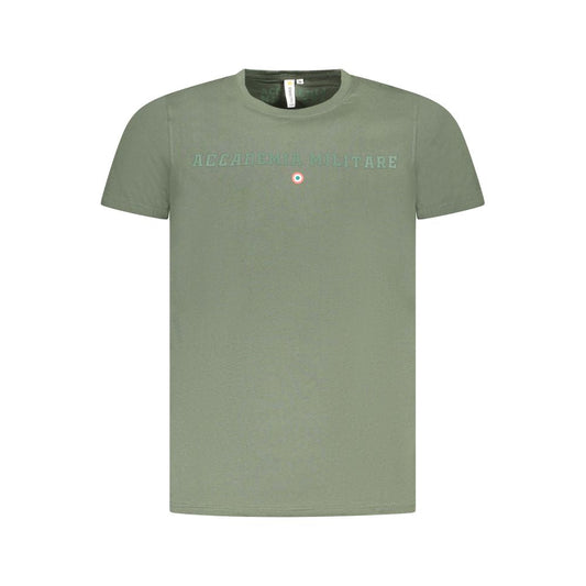 Accademia Militare Green Cotton T-Shirt
