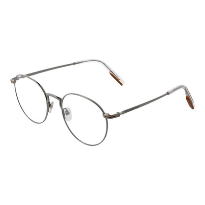 Ermenegildo Zegna Gray Men Glasses Frame
