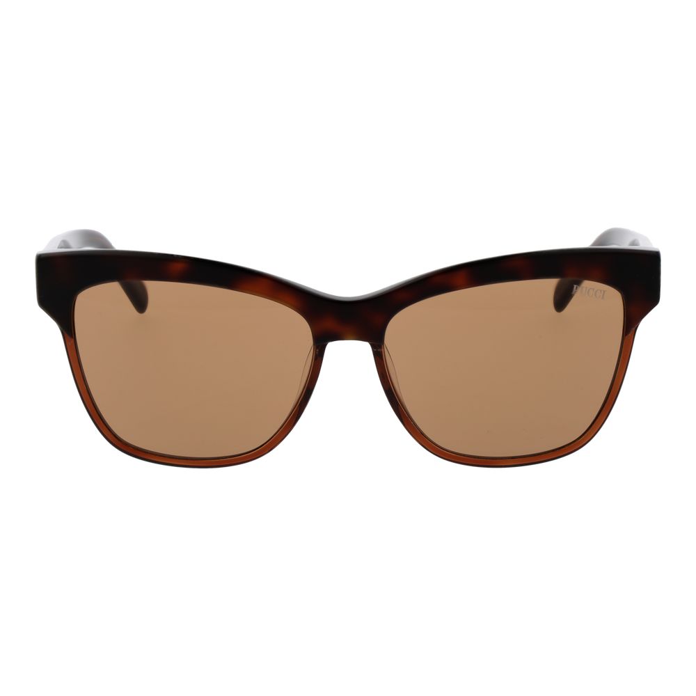 Emilio Pucci Brown Women Sunglass